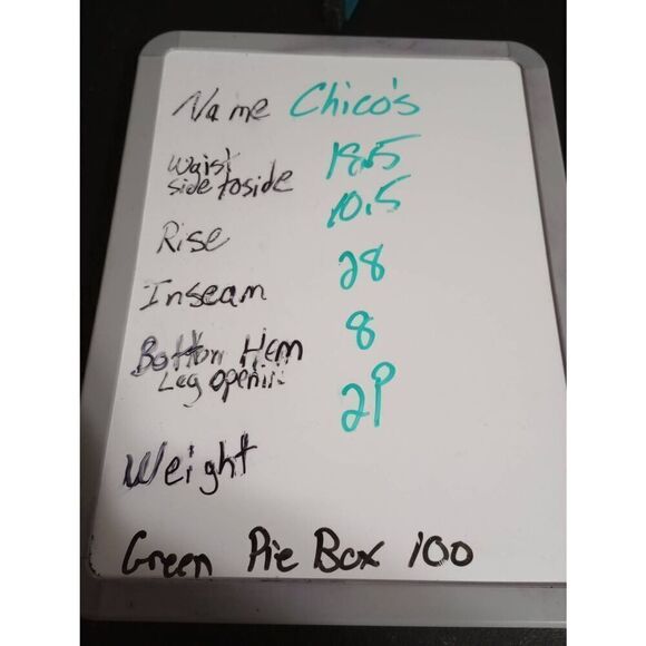 Chico's Pants So Slimming Chico's 3 Ladies Large Black Khakis Comfort Waist - Picture 8 of 8